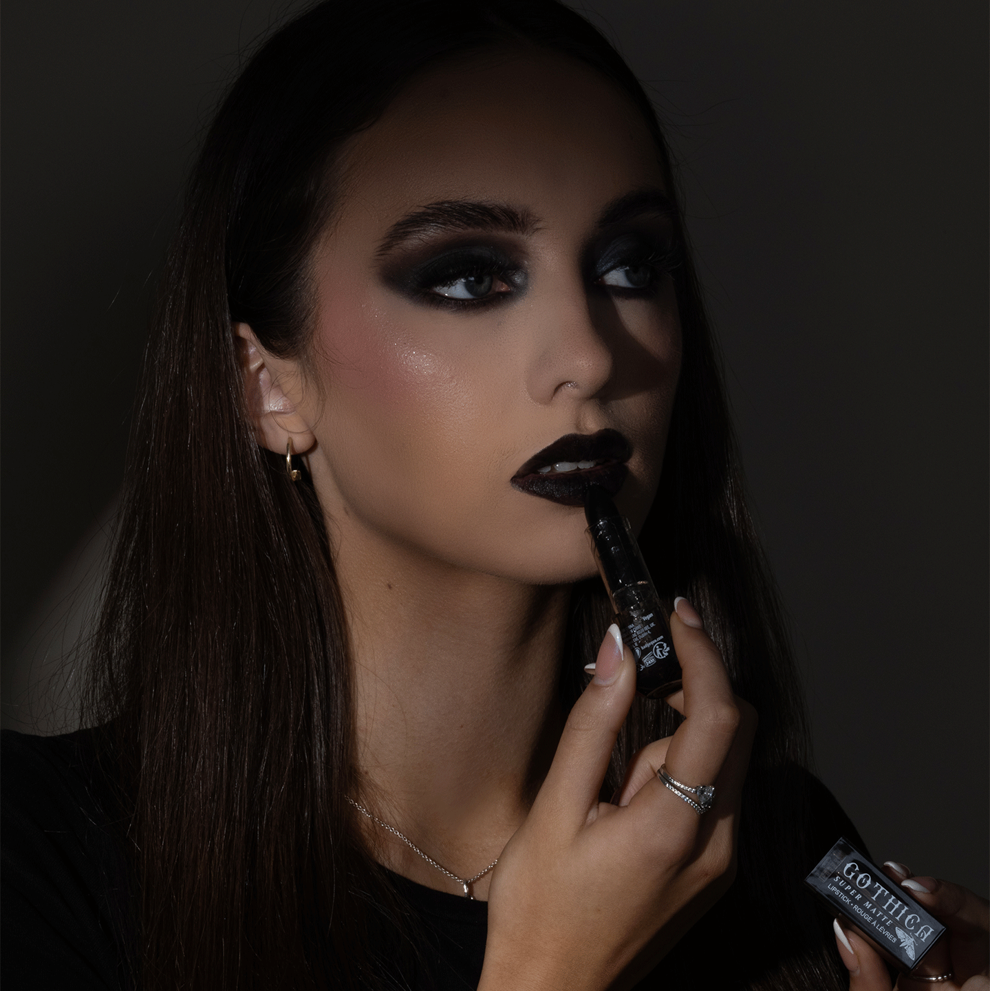 Technic Gothica Matte Black Lipstick