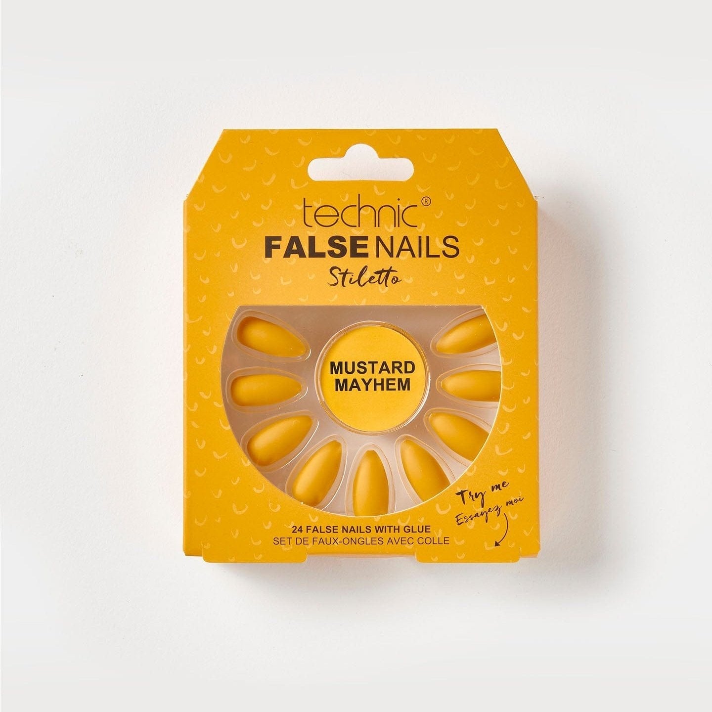 Technic False Nails Mustard Mayhem