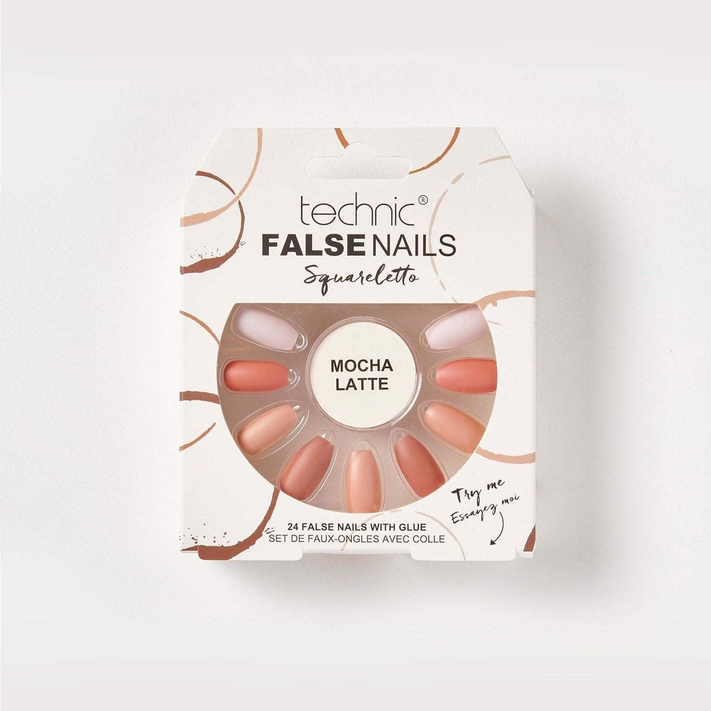 Technic False Nails Mocha Latte