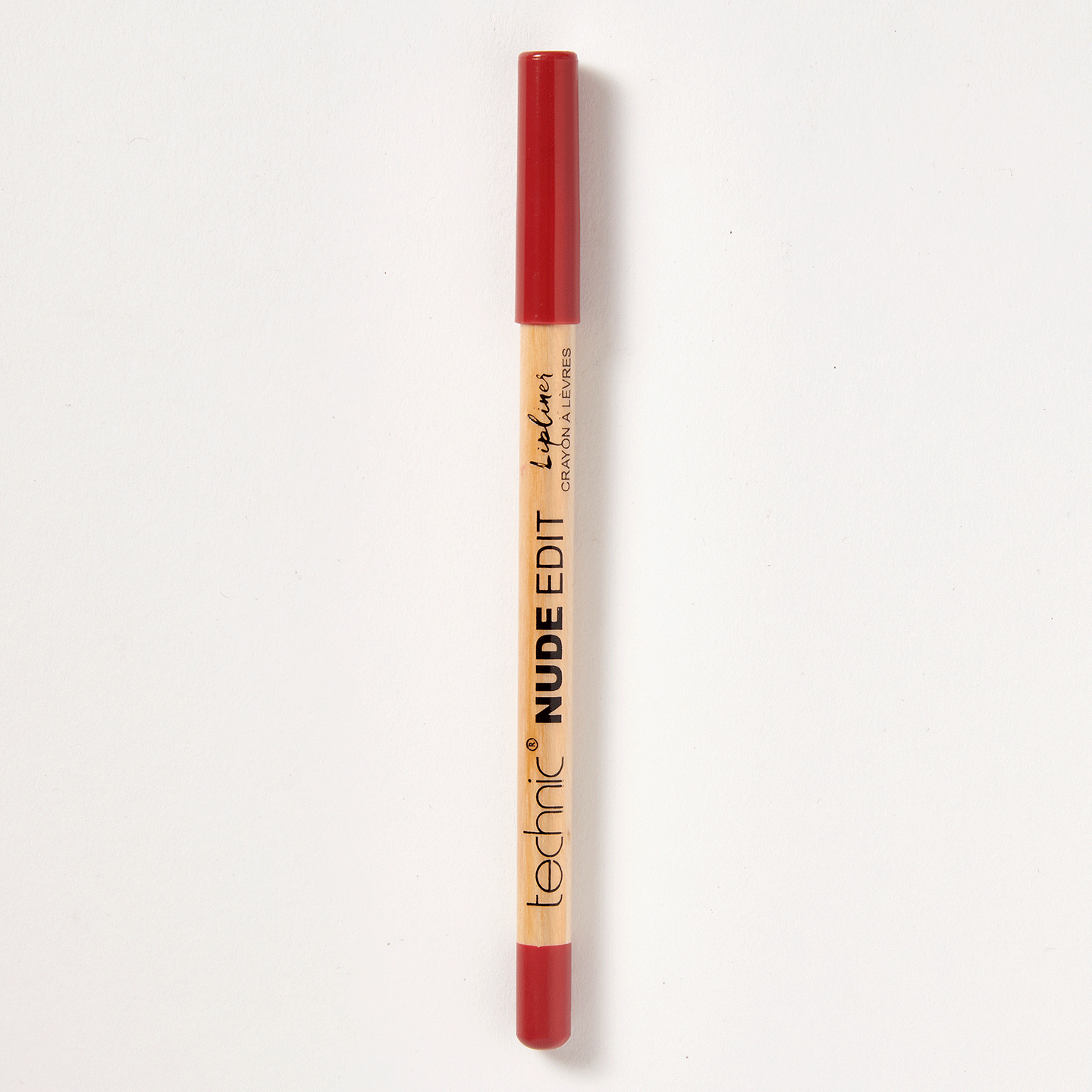 A nude edit lip liner in the shade Bertylicious on a white background.