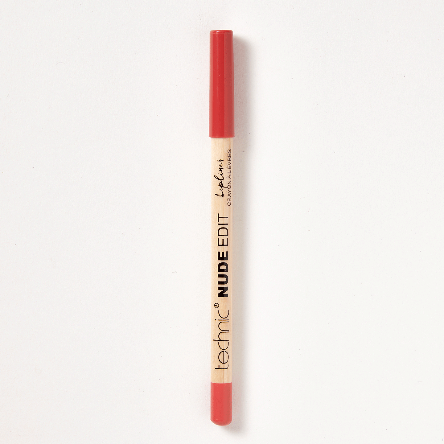 A nude edit lip liner in the shade Skinny Dipping on a white background.