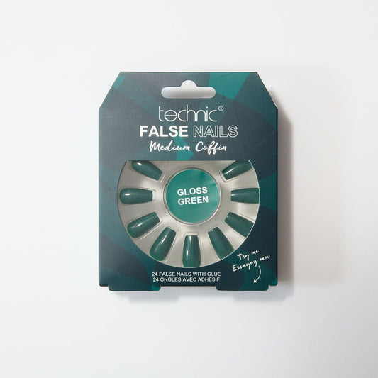 Technic False Nails Gloss Green