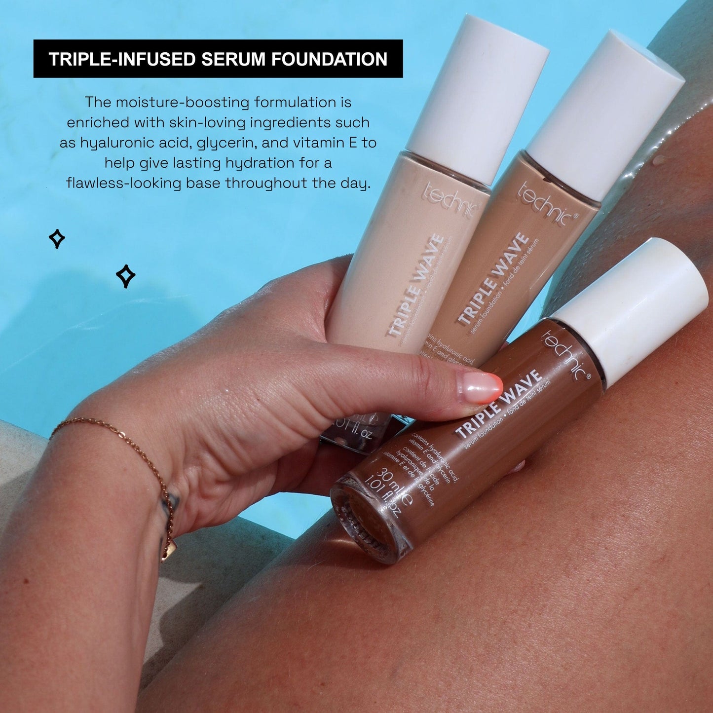 Technic Sundrenched Triple Wave Serum Foundation