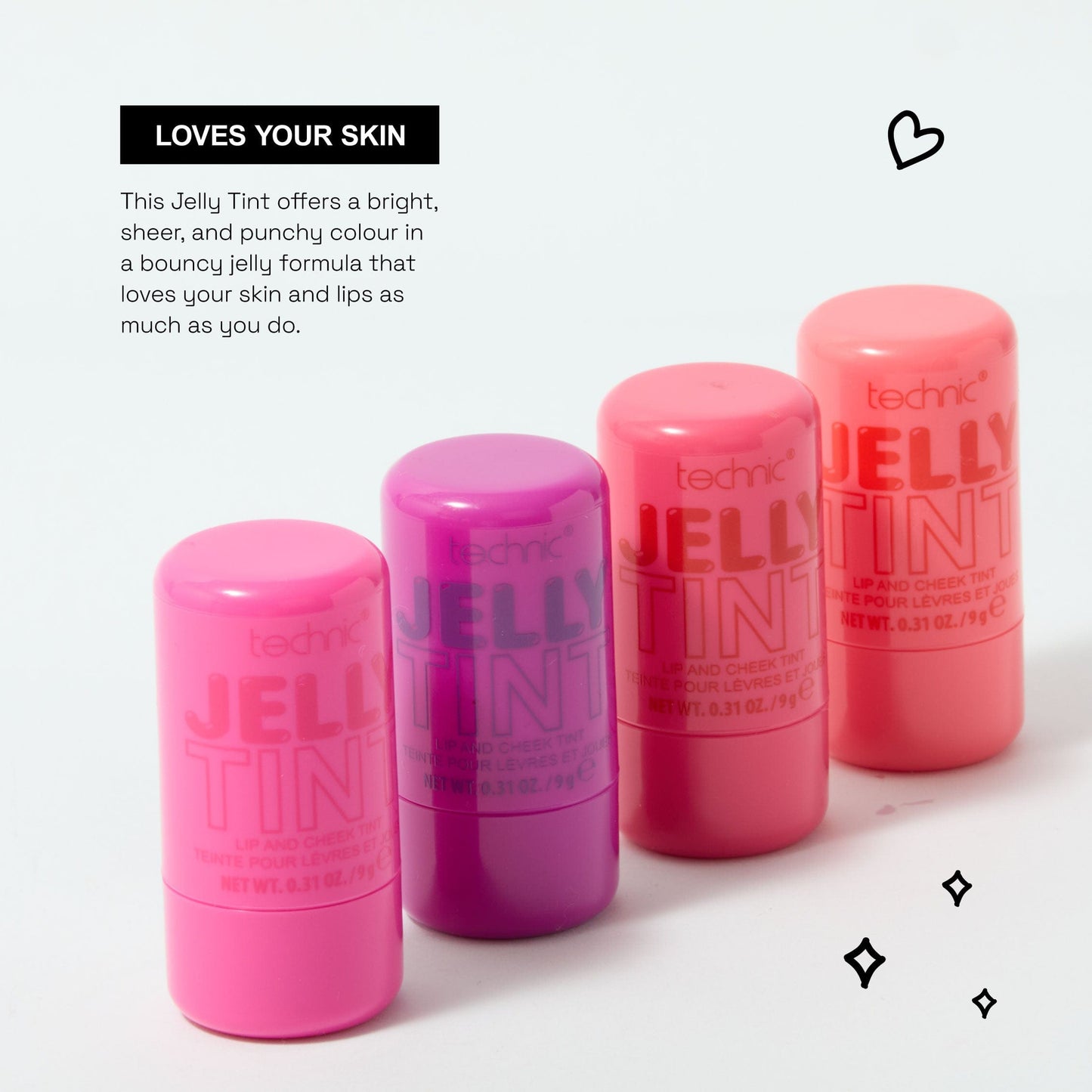 Technic Jelly Tint Lip & Cheek Tint