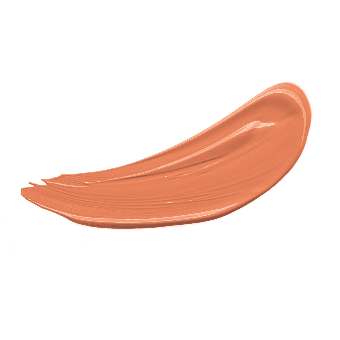 A swatch of the gel blusher in the shade Angel