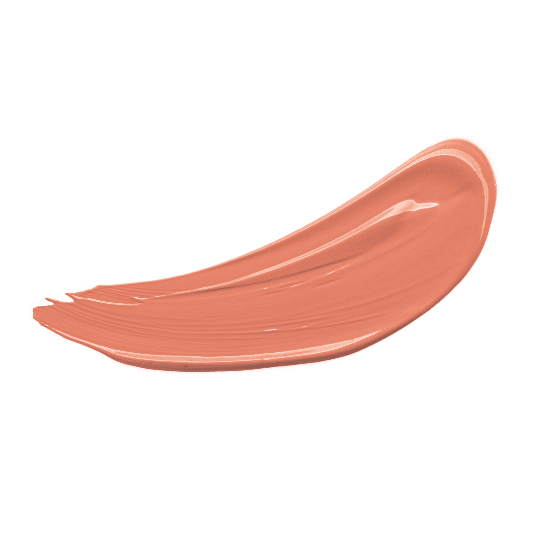 A swatch of the gel blusher in the shade Coy